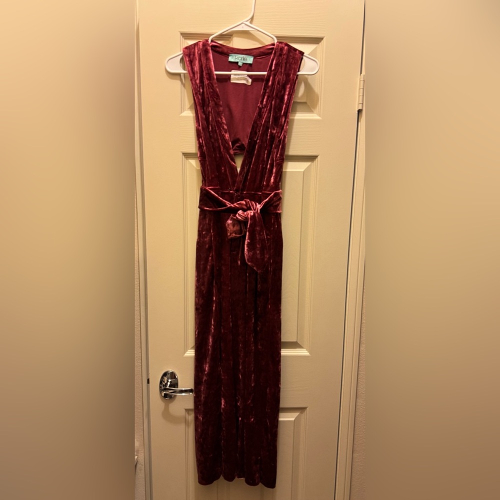 Beautiful Velvet Jumpsuit